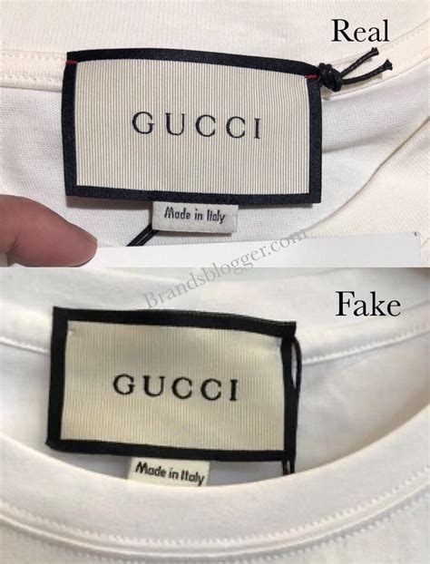 fake red gucci shirt|authentic gucci tag.